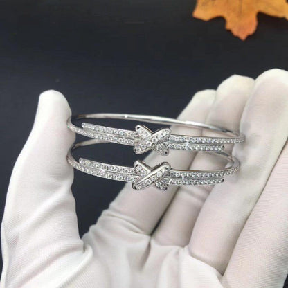 [⭐Seralia]JEUX DE BRACELET DIAMONDS SILVER