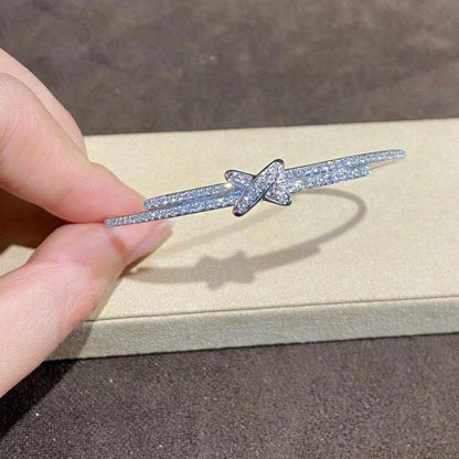 [⭐Seralia]JEUX DE BRACELET DIAMONDS SILVER