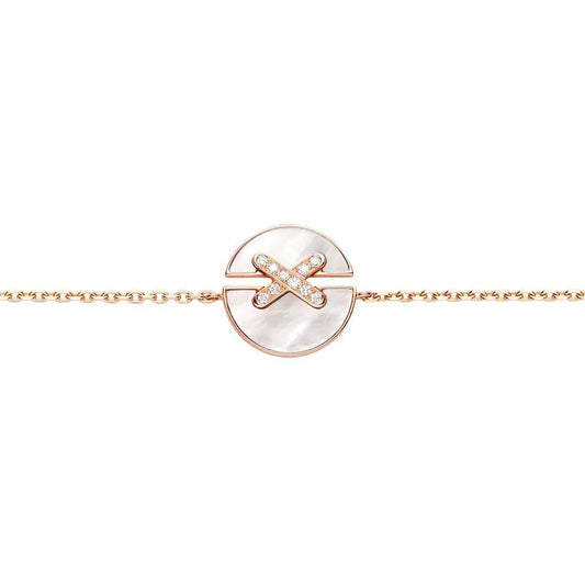[⭐Seralia]JEUX DE BRACELET MOP PINK GOLD DIAMONDS