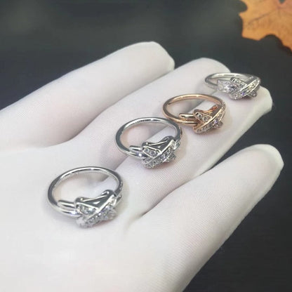 [⭐Seralia]JEUX DE SILVER DIAMOND RING