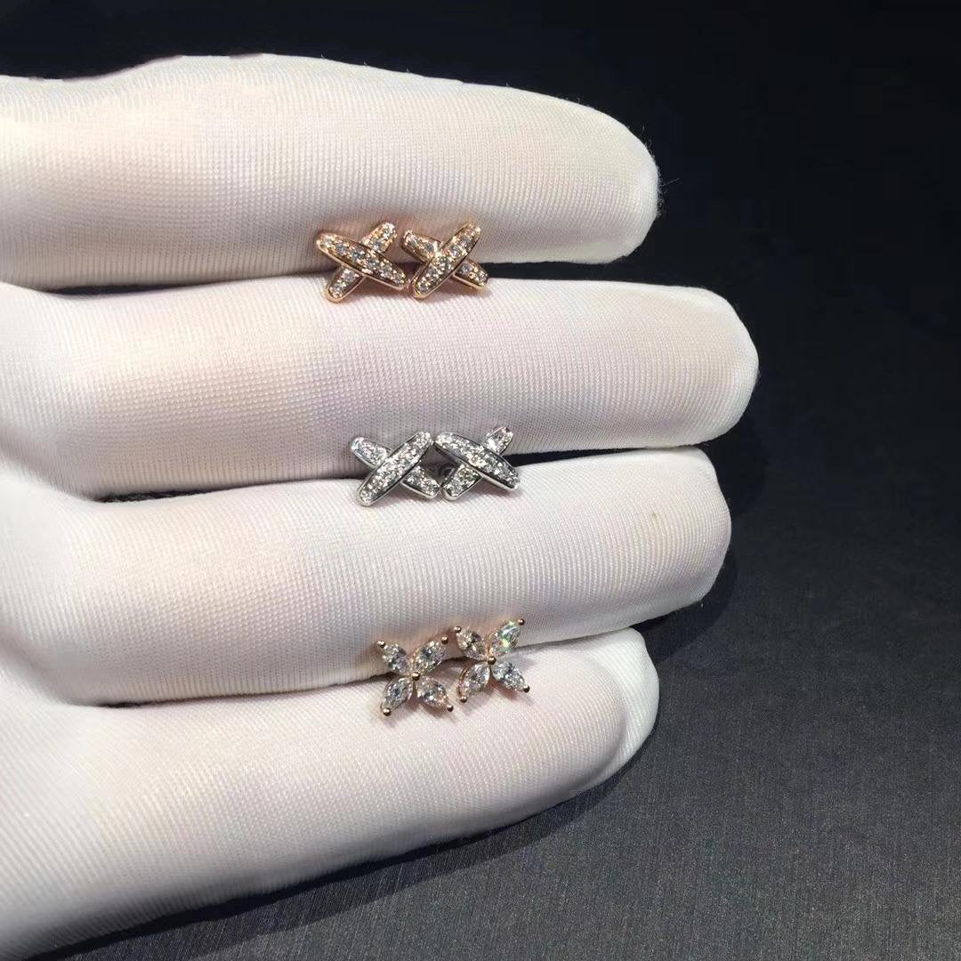 [⭐Seralia]JEUX DE DIAMOND EARRINGS