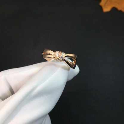 [⭐Seralia]LIENS RING PINK GOLD DIAMOND