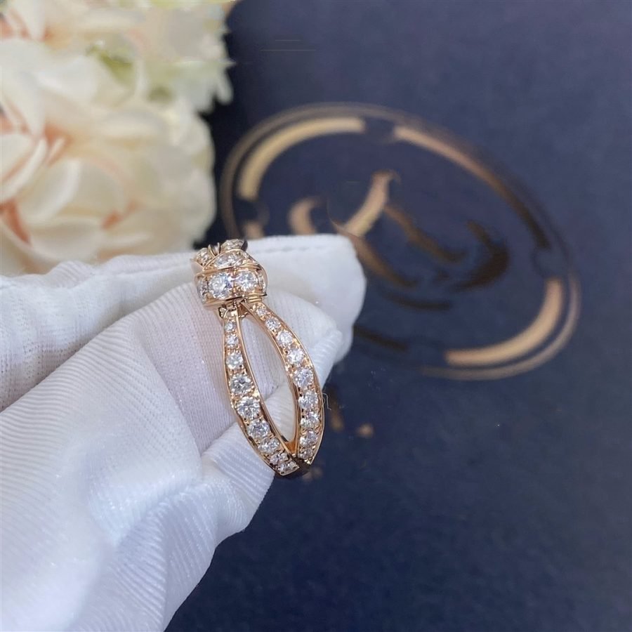 [⭐Seralia]LIENS PINK GOLD DIAMOND RING
