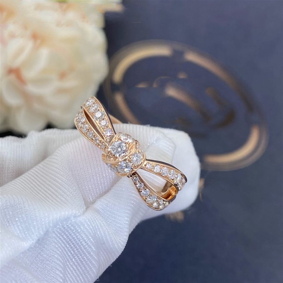 [⭐Seralia]LIENS PINK GOLD DIAMOND RING