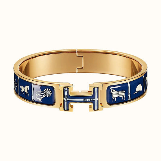 [⭐Seralia]H COUVERTURES DARK BLUE BRACELET