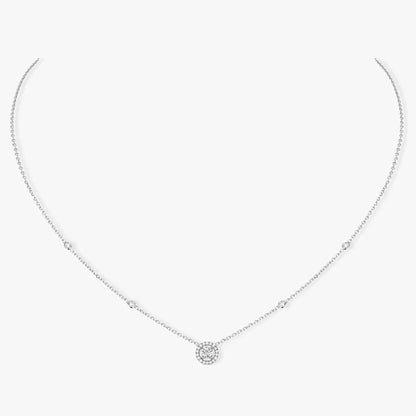 [⭐Seralia]Diamond Necklace 0,20ct Brilliant Shape Joy