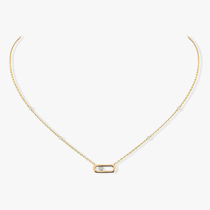 [⭐Seralia]MOVE UNO DIAMOND NECKLACE