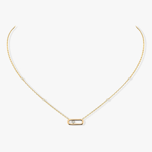 [⭐Seralia]MOVE UNO DIAMOND NECKLACE