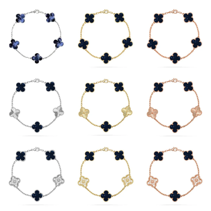 [⭐Seralia]CLOVER 5 MOTIF PIETERSITE BRACELET COLLECTION