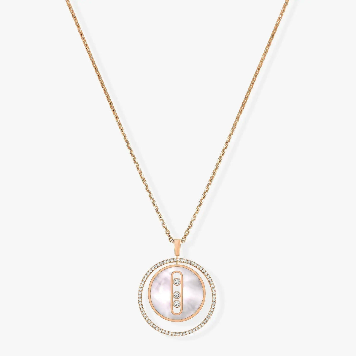 [⭐Seralia]Demo MOVE MM NACRE BLANCHE DIAMOND NECKLACE