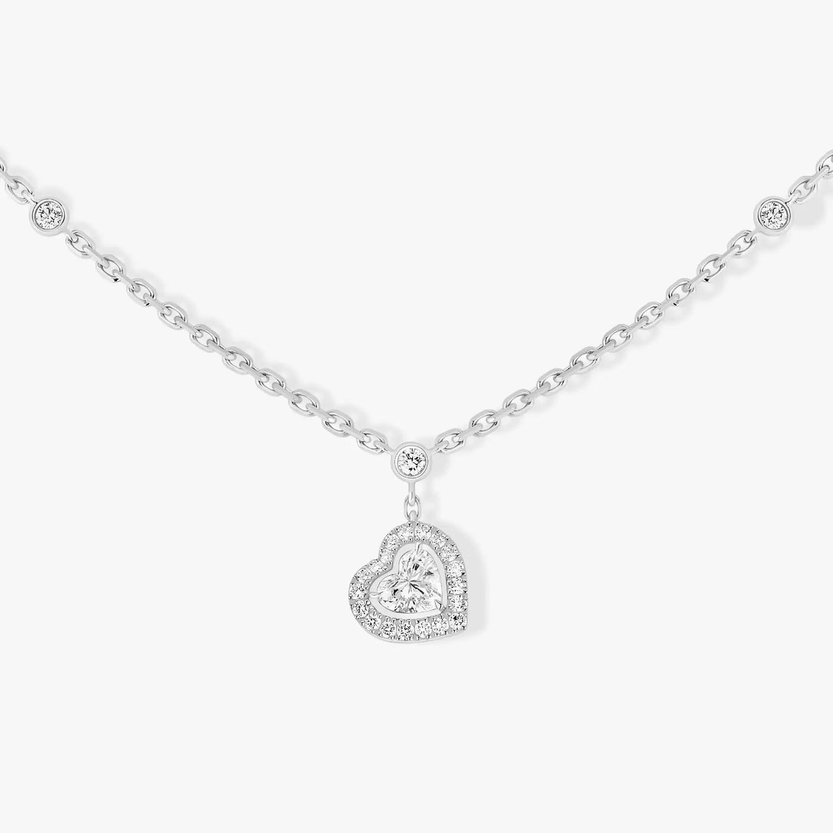 [⭐Seralia]JOY HEART DIAMOND NECKLACE