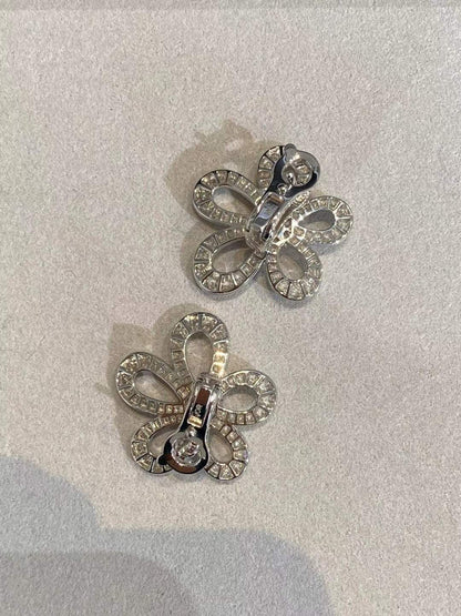 [⭐Seralia]FLOWERLACE EARRINGS FULL DIAMONDS