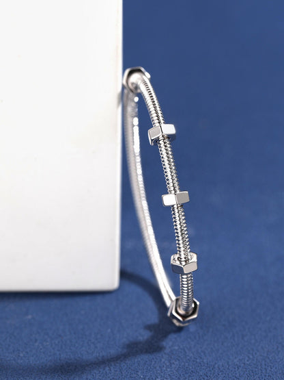 [⭐Seralia jewelrys]CT THREADED BRACELET