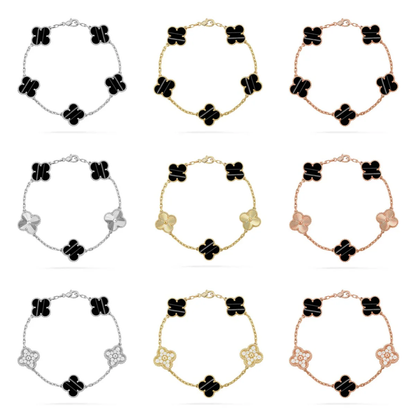 [⭐Seralia] CLOVER 5 MOTIF PULSAR STONE BRACELET COLLECTION