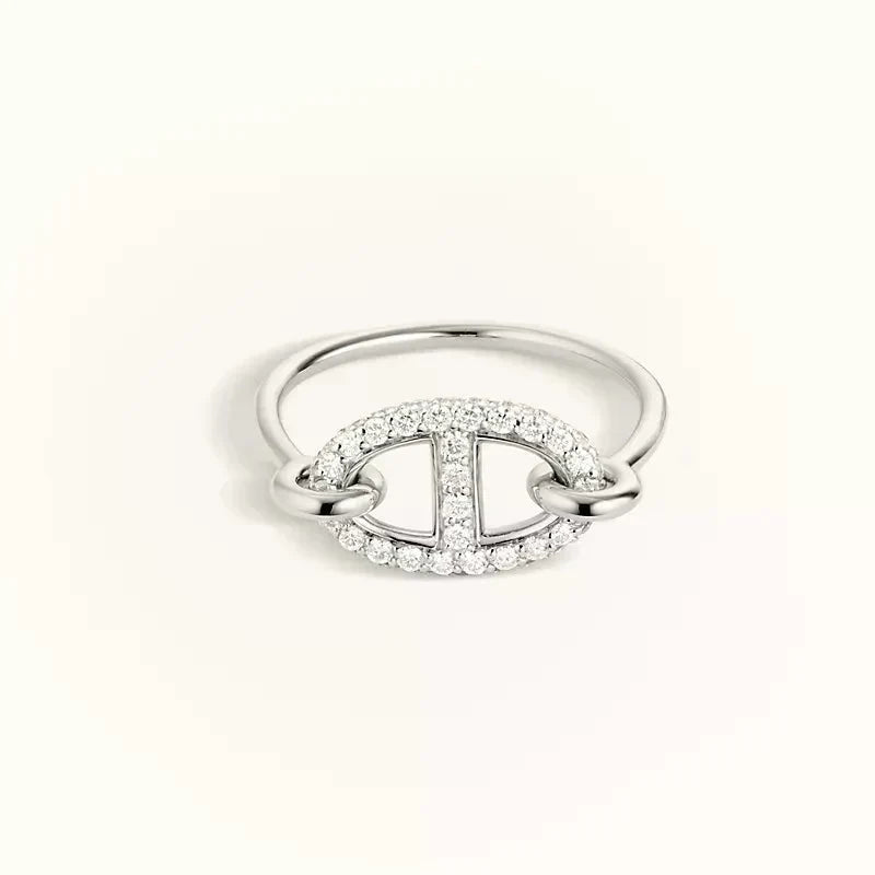 [⭐Seralia]RONDE SMALL SILVER DIAMOND RING
