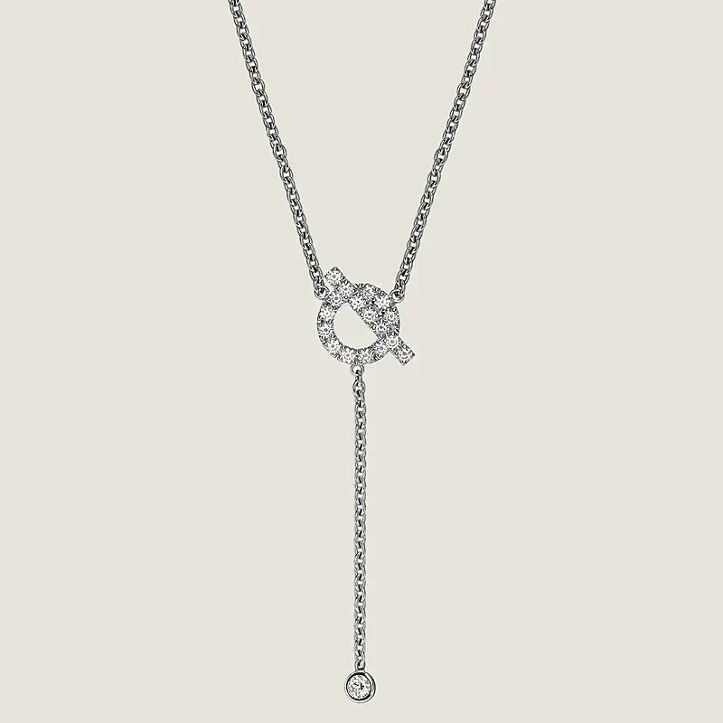 [⭐Seralia]FINESSE SILVER DIAMOND NECKLACE