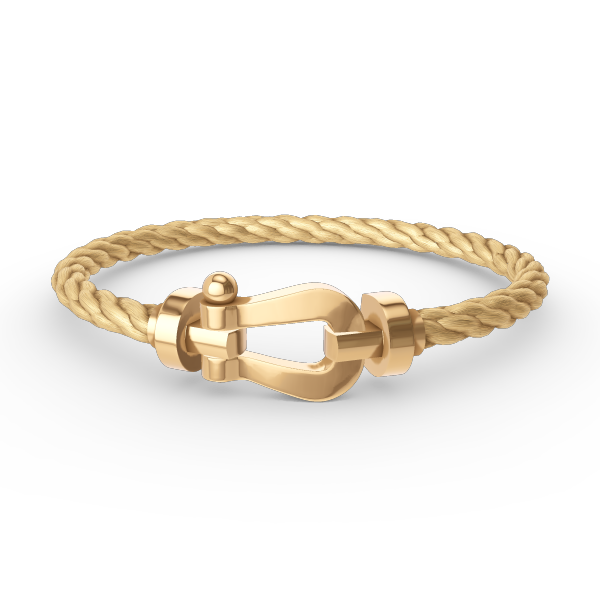 [⭐Seralia]FORCE LARGE HORSESHOE NO DIAMOND BRACELET GOLD