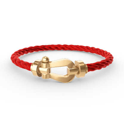 [⭐Seralia]FORCE LARGE HORSESHOE NO DIAMOND BRACELET GOLD