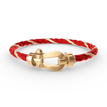 [⭐Seralia]FORCE LARGE HORSESHOE NO DIAMOND BRACELET GOLD