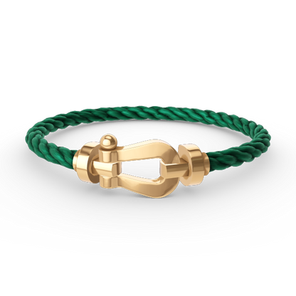 [⭐Seralia]FORCE LARGE HORSESHOE NO DIAMOND BRACELET GOLD