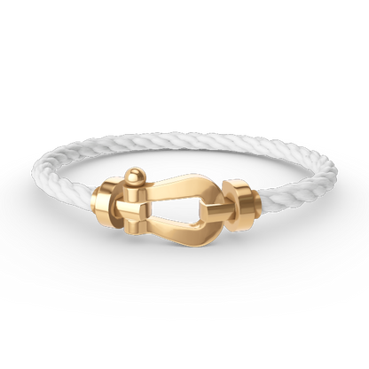 [⭐Seralia]FORCE LARGE HORSESHOE NO DIAMOND BRACELET GOLD