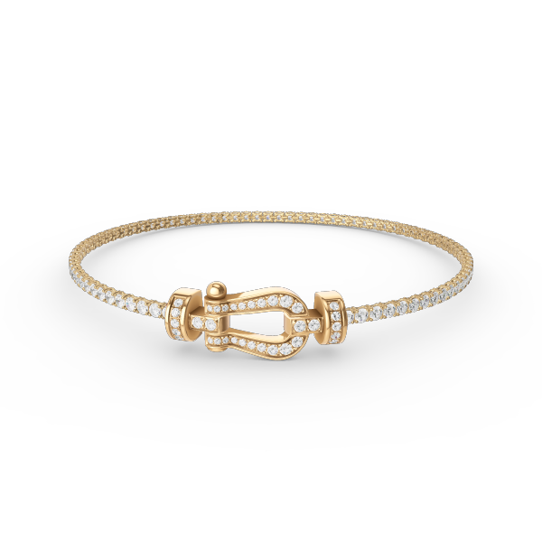 [⭐Seralia]FORCE  HORSESHOE  DIAMOND TENNIS BRACELET