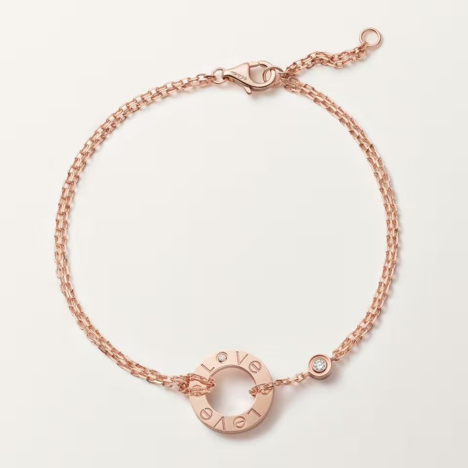 [⭐Seralia]LOVE BRACELET 2 DIAMOND