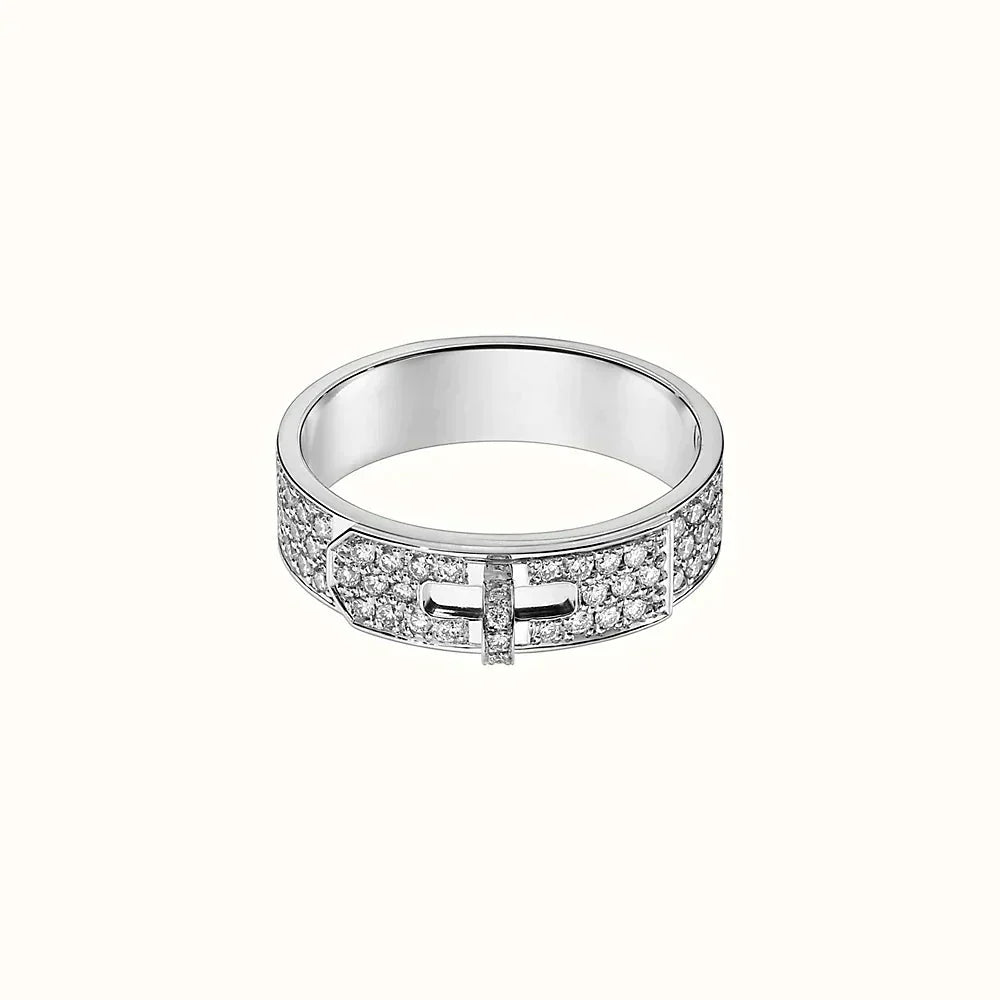 [⭐Seralia]KELLY SILVER DIAMOND RING