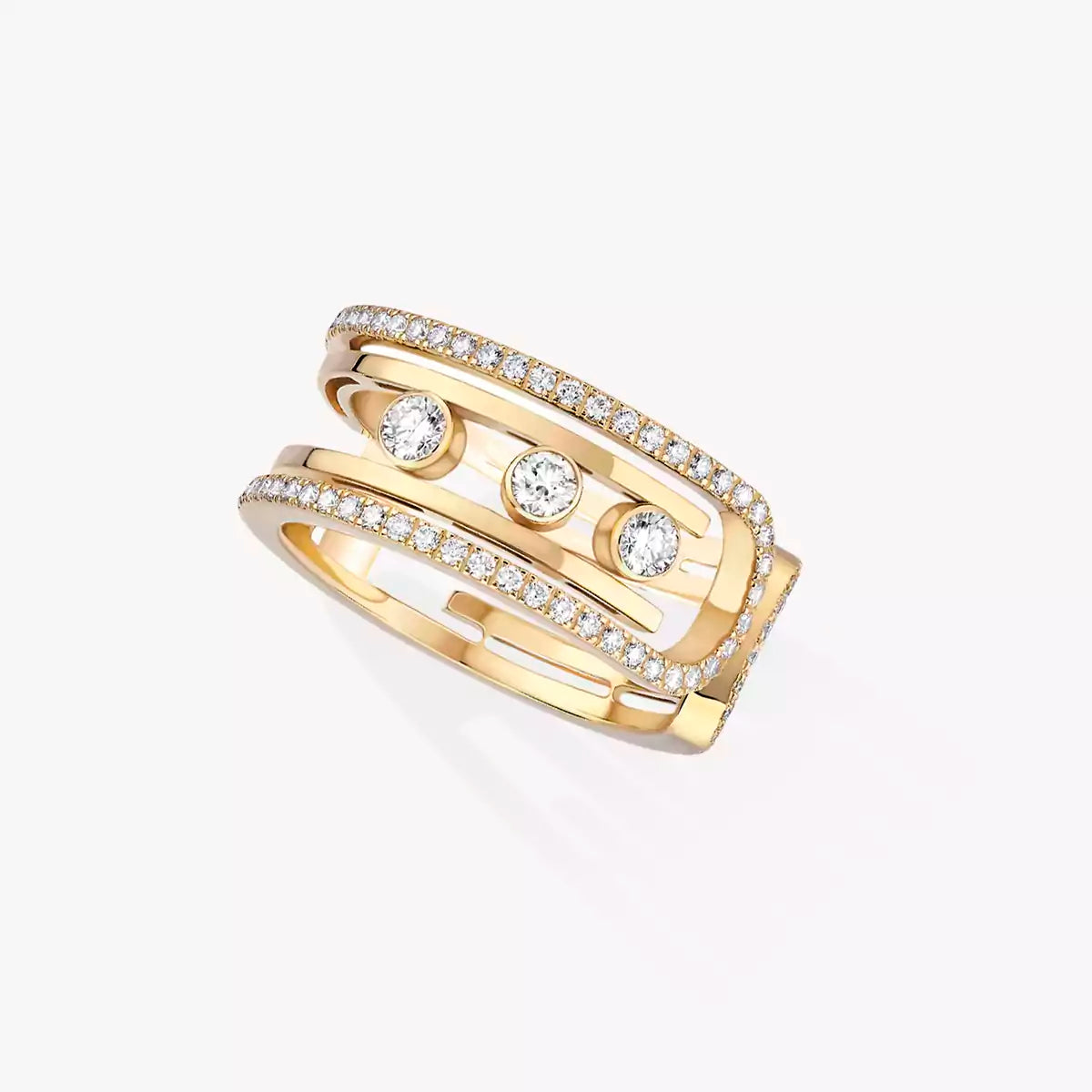 [⭐Seralia]Move 10th Diamond Ring in Gold
