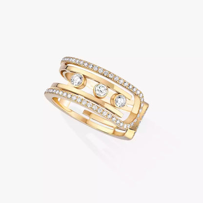 [⭐Seralia]Move 10th Diamond Ring in Gold