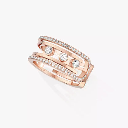 [⭐Seralia]Move 10th Diamond Ring in Gold