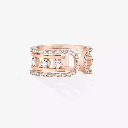 [⭐Seralia]Move 10th Diamond Ring in Gold