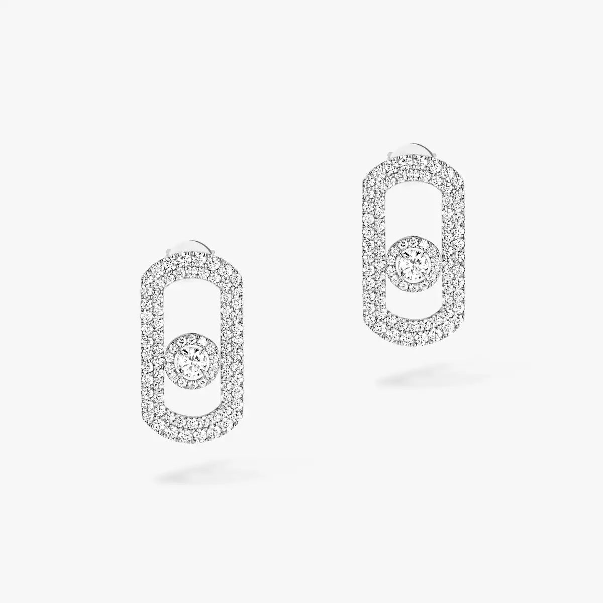 [⭐Seralia]So Move Pave_-Set Diamond Earrings in Silver