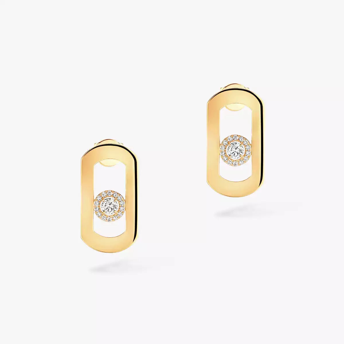[⭐Seralia]So Move Diamond Earrings in Yellow Gold