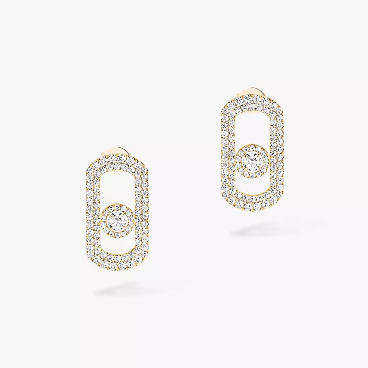 [⭐Seralia]So Move Pave_-Set Diamond Earrings in Silver