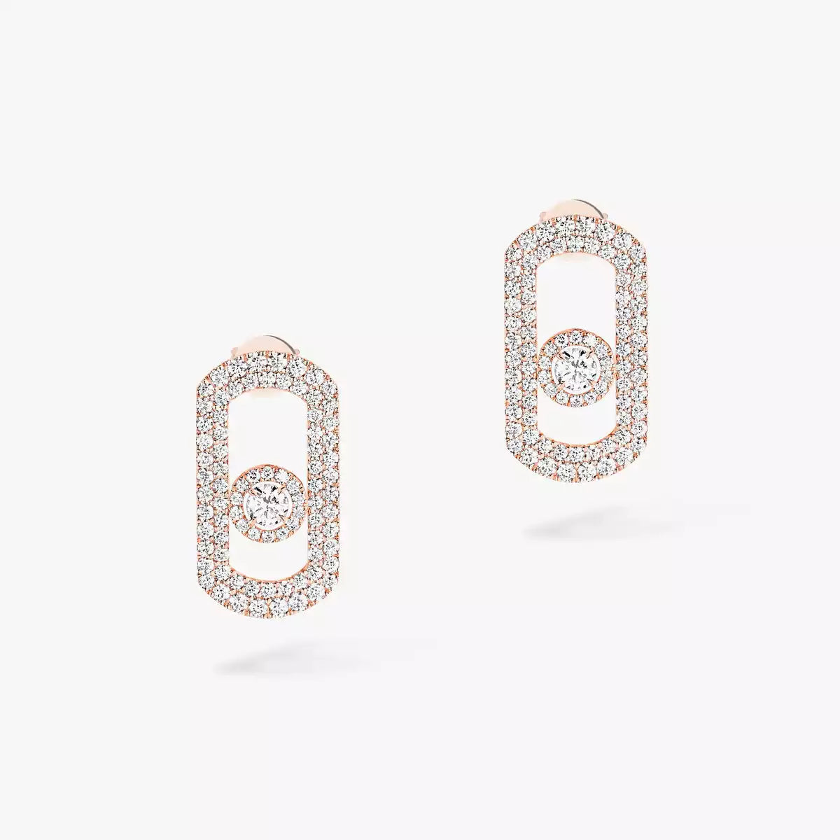 [⭐Seralia]So Move Pave_-Set Diamond Earrings in Silver