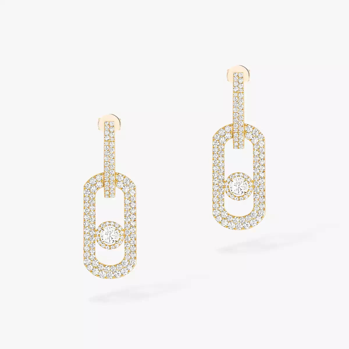 [⭐Seralia]So Move XL Pave_-Set Diamond Pendant Earrings