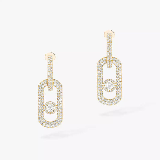 [⭐Seralia]So Move XL Pave_-Set Diamond Pendant Earrings
