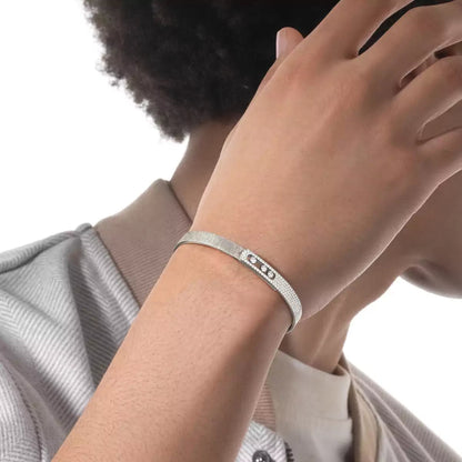 [⭐Seralia]Move Noa Ciselé half pavé bangle