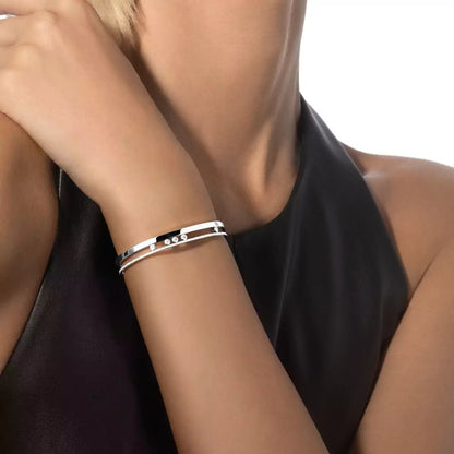 [⭐Seralia]Move Romane Diamond Bangle Bracelet
