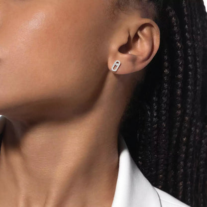 [⭐Seralia]Move Uno Diamond Earrings