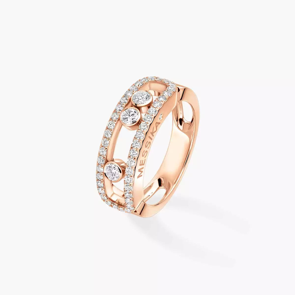 [⭐Seralia] Move Gold Diamond Pave_ Ring