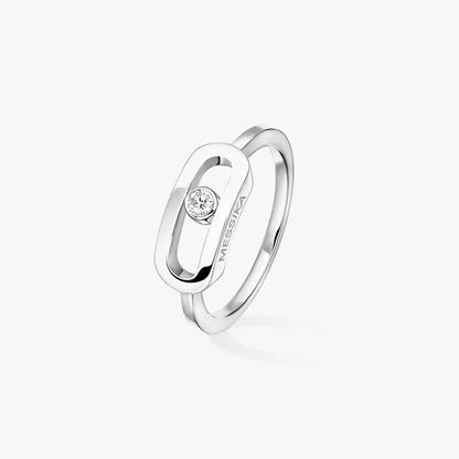 [⭐Seralia]Move Uno Diamond Ring in Gold