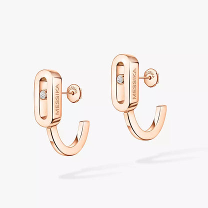 [⭐Seralia]Diamond Mini Hoop Earrings Move Classique