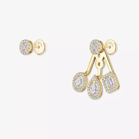 [⭐Seralia] My Twin Trio  Diamond Earrings