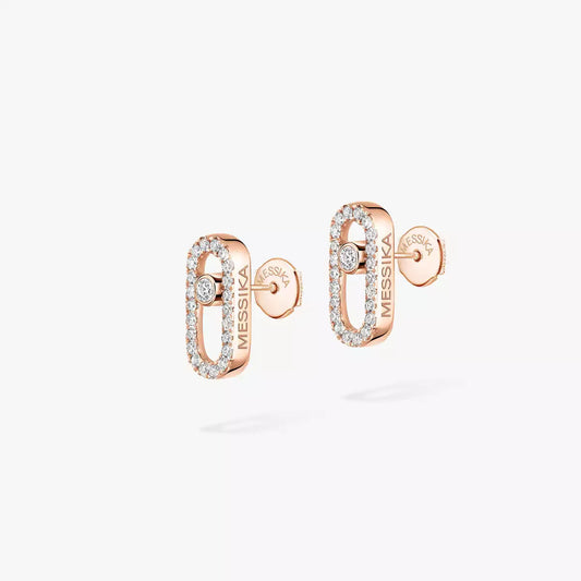 [⭐Seralia]Move Uno Diamond Earrings