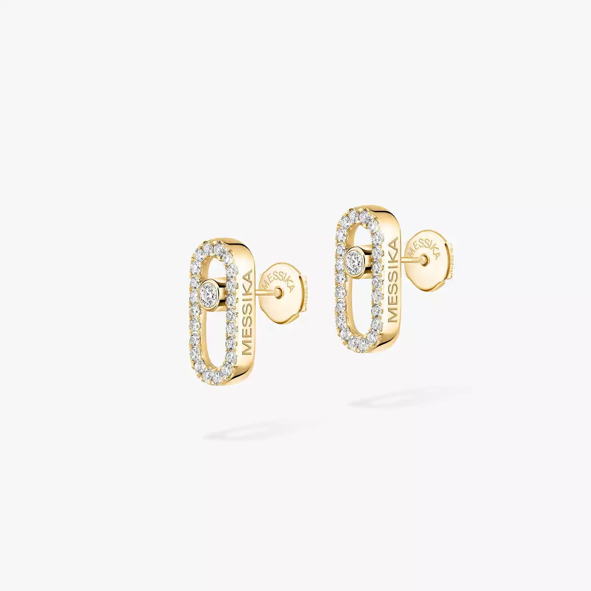 [⭐Seralia]Move Uno Diamond Earrings