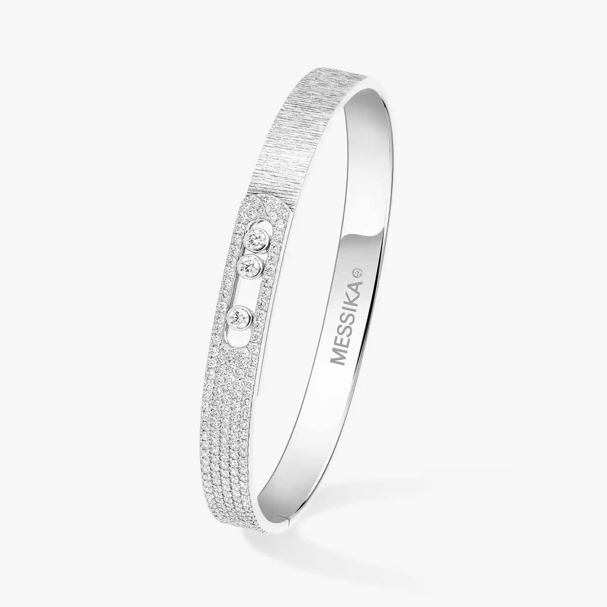 [⭐Seralia]Move Noa Ciselé half pavé bangle