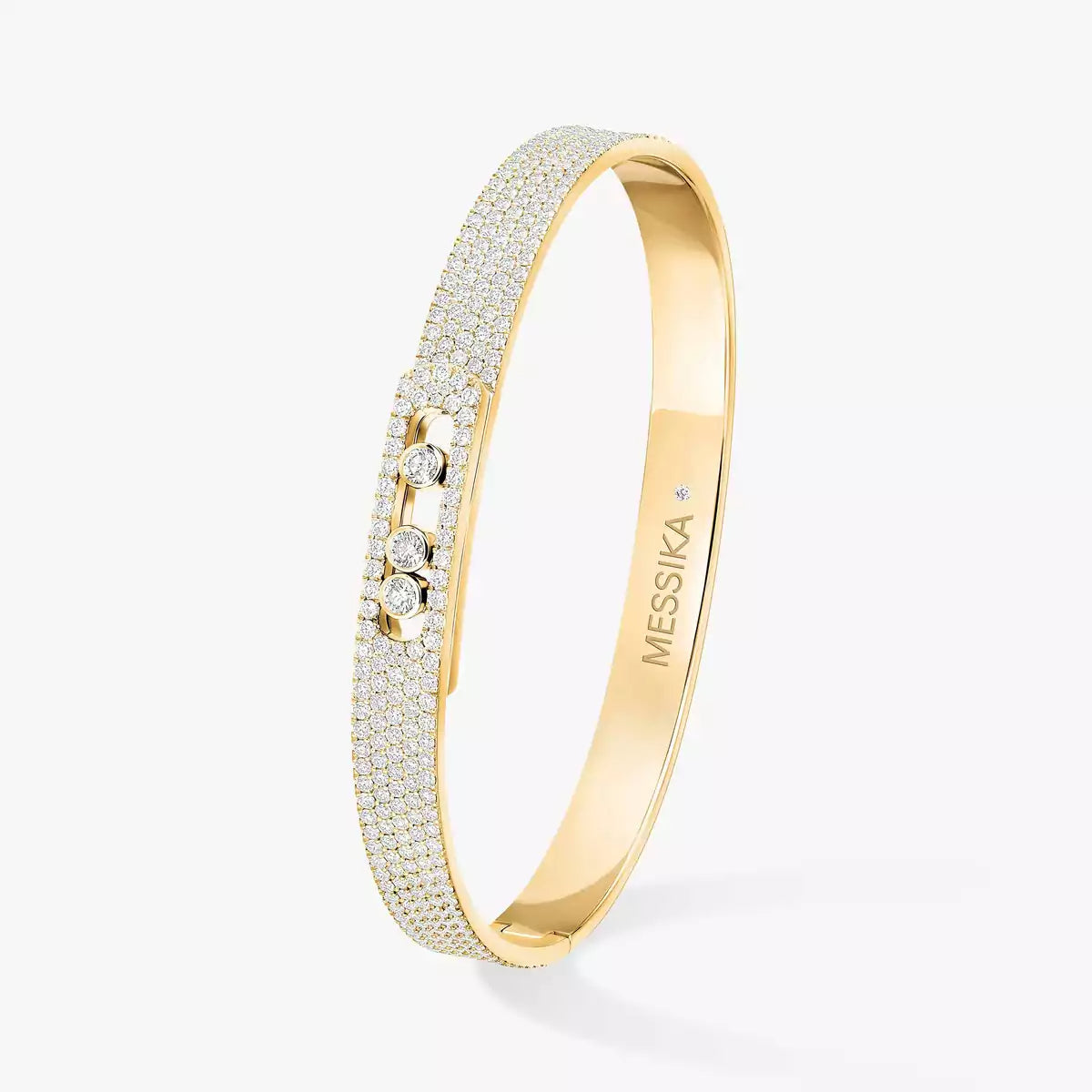 [⭐Seralia]Move Noa Full Pavé Diamond Bangle Bracelet