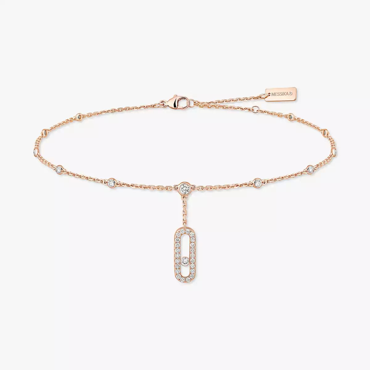 [⭐Seralia] Move Uno pavé ankle bracelet